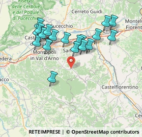 Mappa Via Balconevisi, 56028 San Miniato PI, Italia (7.676)