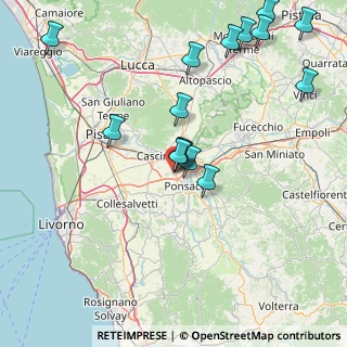 Mappa Via di Gello Est angolo, 56025 Pontedera PI, Italia (18.36467)