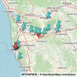 Mappa Via di Gello Est angolo, 56025 Pontedera PI, Italia (17.285)
