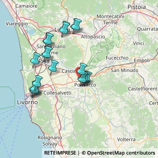 Mappa Via Emilia Romagna, 56025 Pontedera PI, Italia (15.779)