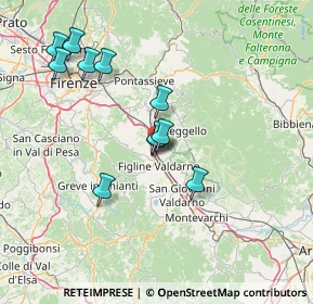 Mappa Via Roma, 50066 Reggello FI, Italia (14.13545)
