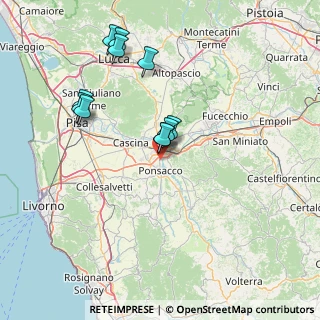 Mappa SGC Firenze - Pisa - Livorno, 56025 Pontedera PI, Italia (14.50727)