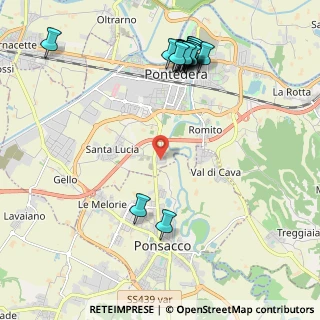 Mappa SGC Firenze - Pisa - Livorno, 56025 Pontedera PI, Italia (2.55053)