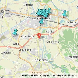 Mappa SGC Firenze - Pisa - Livorno, 56025 Pontedera PI, Italia (2.55438)