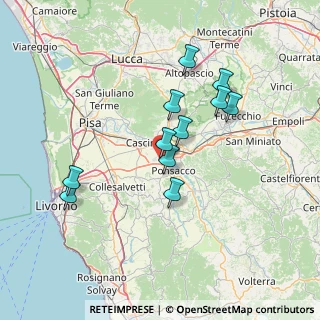 Mappa Via Friuli, 56025 Pontedera PI, Italia (13.08182)
