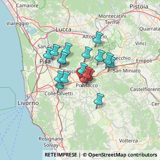 Mappa Via Friuli, 56025 Pontedera PI, Italia (9.91833)