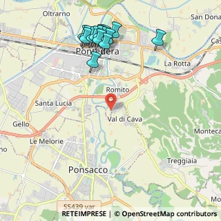 Mappa Pontedera, 56038 Ponsacco PI, Italia (2.54867)