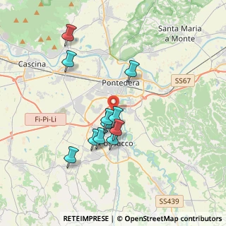 Mappa Via Valdera Sud, 56025 Pontedera PI, Italia (3.26727)