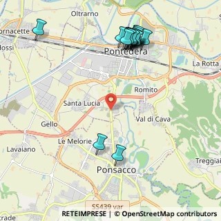 Mappa Via Valdera Sud, 56025 Pontedera PI, Italia (2.57684)