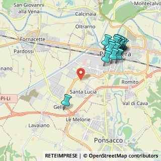 Mappa Via della Posta, 56025 Pontedera PI, Italia (2.255)
