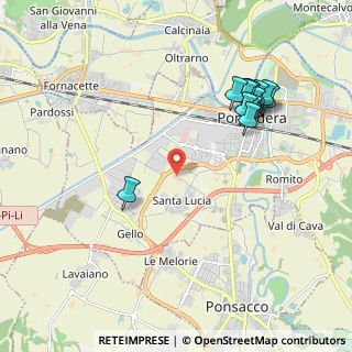 Mappa Via della Posta, 56025 Pontedera PI, Italia (2.22)