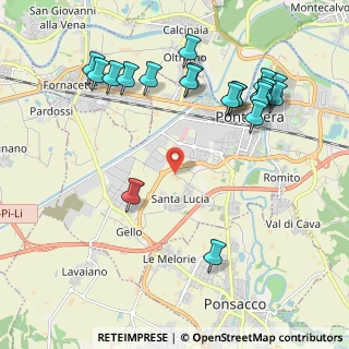 Mappa Via della Posta, 56025 Pontedera PI, Italia (2.426)