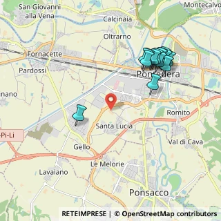 Mappa Via della Posta, 56025 Pontedera PI, Italia (2.25714)