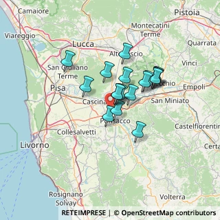 Mappa Via della Posta, 56025 Pontedera PI, Italia (10.01333)
