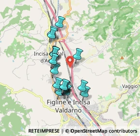 Mappa Area di Servizio Arno Ovest, 50066 Reggello FI, Italia (1.4975)