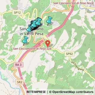 Mappa Via San Piero di Sotto, 50026 San Casciano in Val di pesa FI, Italia (1.0815)