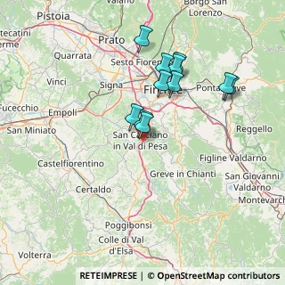 Mappa Via San Piero di Sotto, 50026 San Casciano in Val di pesa FI, Italia (13.38636)