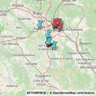 Mappa Via San Piero di Sotto, 50026 San Casciano in Val di pesa FI, Italia (10.66353)
