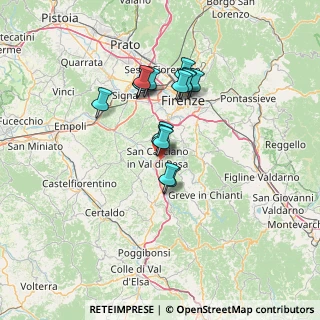 Mappa Via San Piero di Sotto, 50026 San Casciano in Val di pesa FI, Italia (10.986)