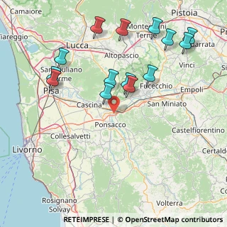 Mappa Via Yuri Gagarin, 56025 Pontedera PI, Italia (18.30714)