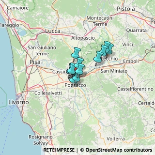 Mappa Via Yuri Gagarin, 56025 Pontedera PI, Italia (7.0475)
