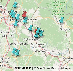 Mappa Località Fontanelli, 50066 Reggello FI, Italia (16.75)