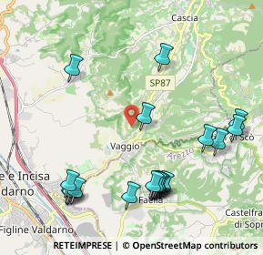 Mappa Località Fontanelli, 50066 Reggello FI, Italia (2.4775)