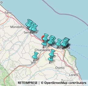 Mappa Via delle Querce, 60018 Montemarciano AN, Italia (11.3545)