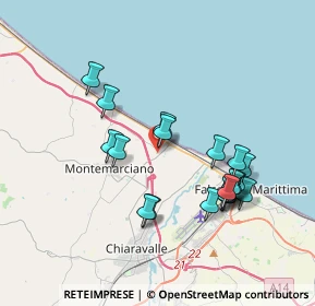 Mappa Via delle Querce, 60018 Montemarciano AN, Italia (3.6455)