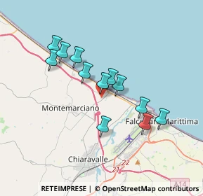 Mappa Via delle Querce, 60018 Montemarciano AN, Italia (3.09583)