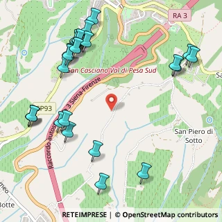 Mappa Via Mura, 50026 San Casciano in Val di Pesa FI, Italia (0.69231)