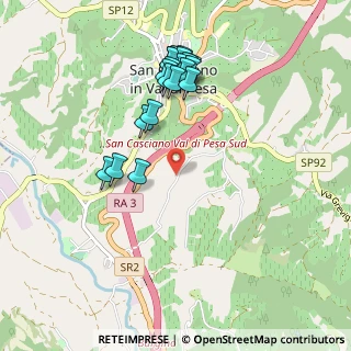 Mappa Via Mura, 50026 San Casciano in Val di Pesa FI, Italia (1.0015)