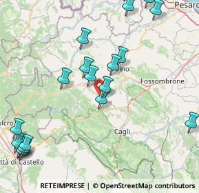 Mappa Strada Provinciale Fangacci, 61049 Urbania PU, Italia (22.0835)