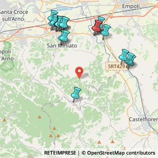 Mappa Via Corniano, 56028 San Miniato PI, Italia (5.338)