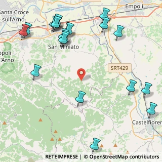 Mappa Via Corniano, 56028 San Miniato PI, Italia (5.9245)