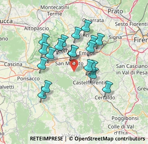 Mappa Via Corniano, 56028 San Miniato PI, Italia (11.91421)