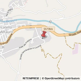 Mappa Via S. Andrea I, 1, 61040 Mercatello sul Metauro, Pesaro e Urbino (Marche)