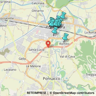 Mappa Via della Fornace, 56025 Pontedera PI, Italia (1.90833)