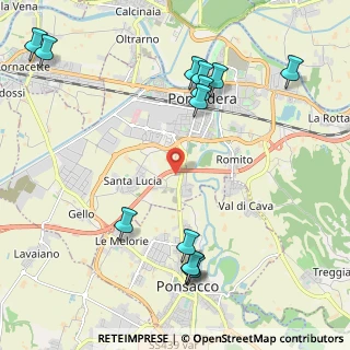 Mappa Via della Fornace, 56025 Pontedera PI, Italia (2.69)