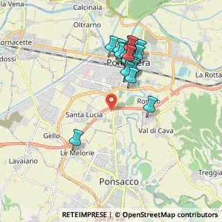 Mappa Via della Fornace, 56025 Pontedera PI, Italia (1.826)