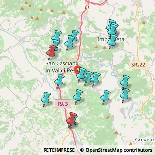 Mappa Via Grevigiana, 50026 San Casciano in Val di Pesa FI, Italia (4.1975)