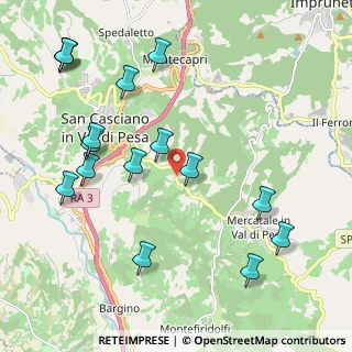 Mappa Via Grevigiana, 50026 San Casciano in Val di Pesa FI, Italia (2.52)