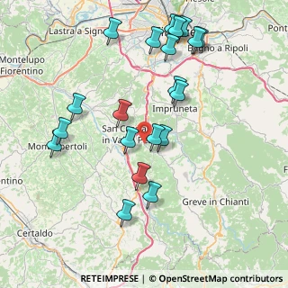 Mappa Via Grevigiana, 50026 San Casciano in Val di Pesa FI, Italia (8.748)