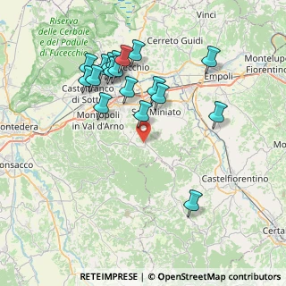 Mappa Via Mugnana e Scorno, 56028 San Miniato PI, Italia (8.02111)