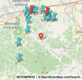 Mappa Via Mugnana e Scorno, 56028 San Miniato PI, Italia (4.66333)