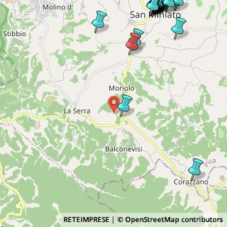 Mappa Via Mugnana e Scorno, 56028 San Miniato PI, Italia (3.754)