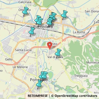 Mappa Via di Scopeto, 56025 Pontedera PI, Italia (2.49857)