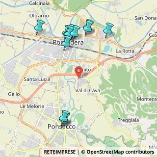 Mappa Via di Scopeto, 56025 Pontedera PI, Italia (2.47286)