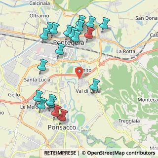 Mappa Via di Scopeto, 56025 Pontedera PI, Italia (2.4385)