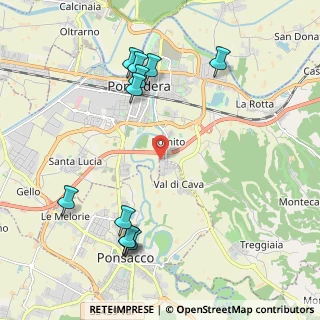 Mappa Via di Scopeto, 56025 Pontedera PI, Italia (2.47182)